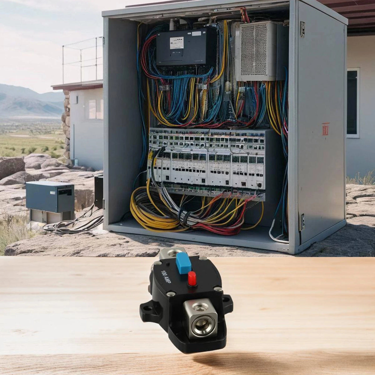 30A Circuit Breaker with Manual Reset Switch for Overload Protection
