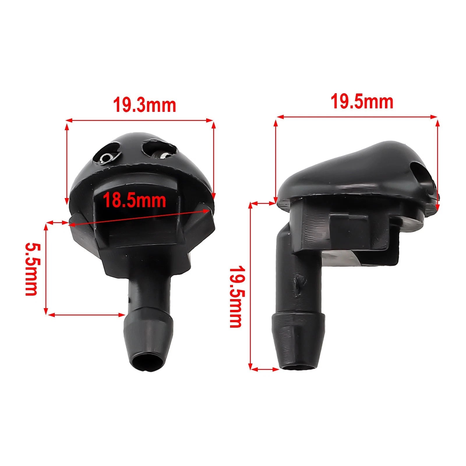 Set of 2 Windshield Washer Nozzles for Holden Commodore VR VS VT