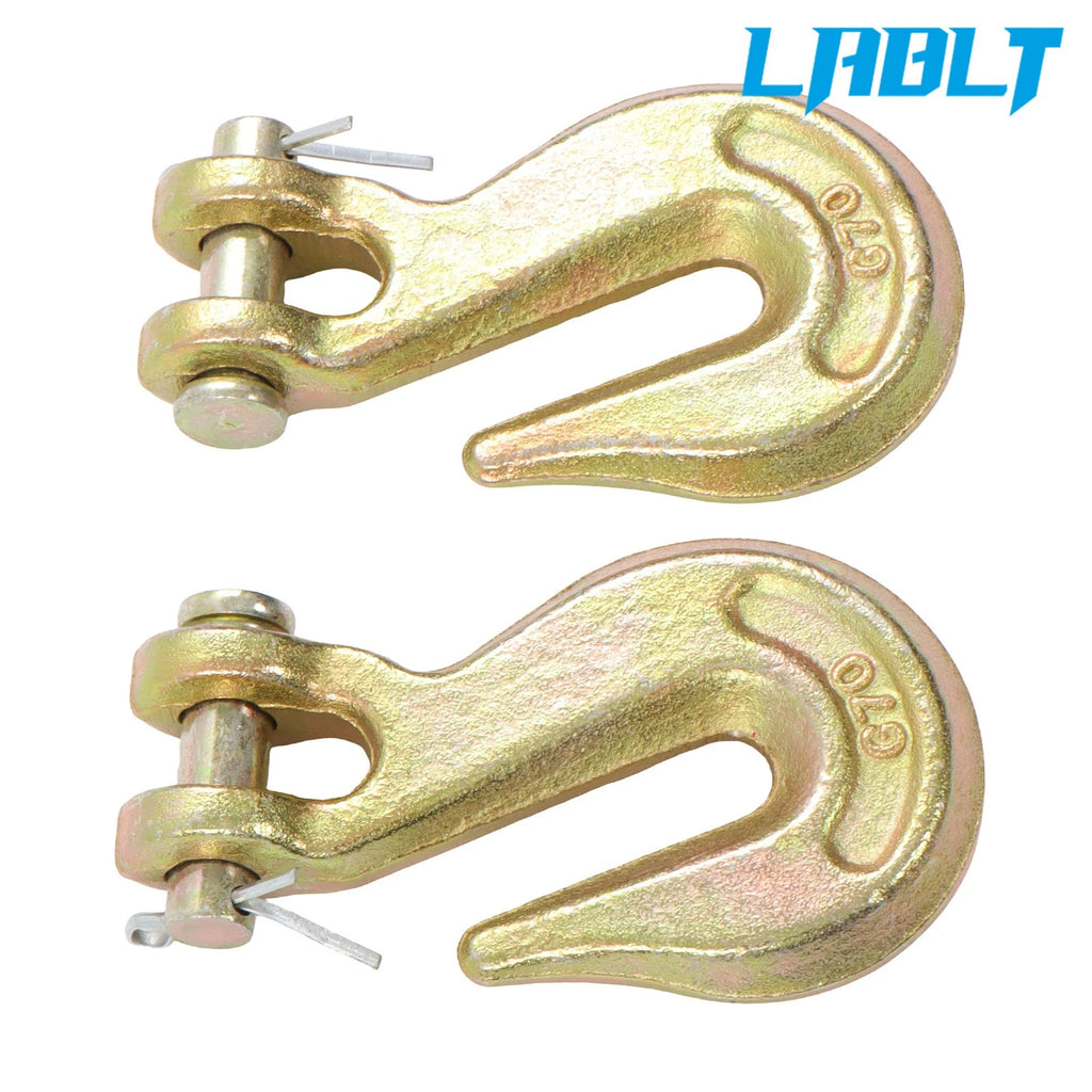 8-Pack Clevis Grab Hooks for Flatbed Truck Trailer Tie Down