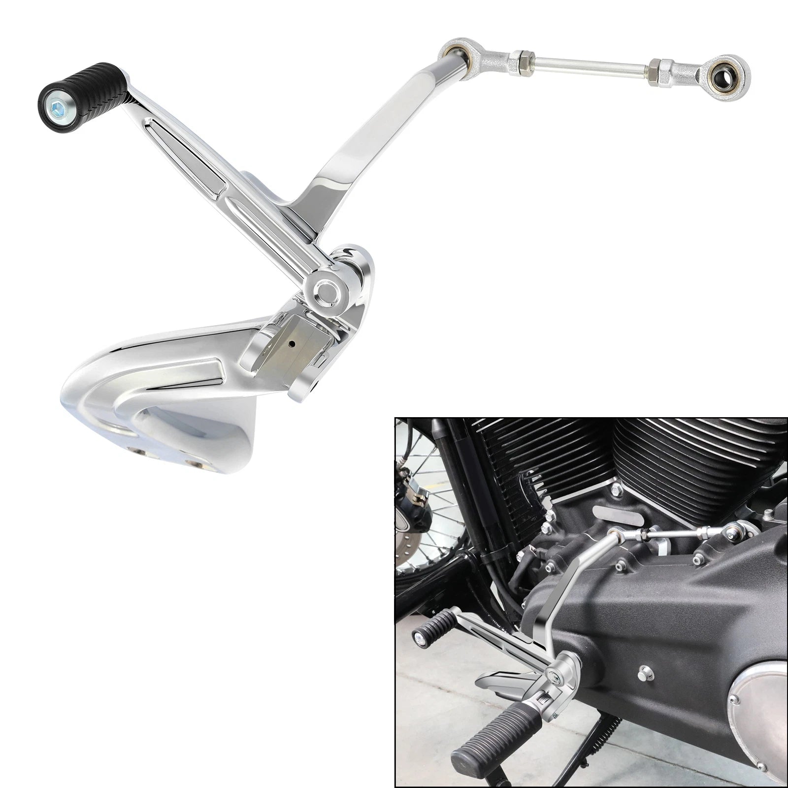 Mid Controls Shift Side for Harley Fat Bob Sport Glide FXFB FXDR FXDRS (2018–2023)
