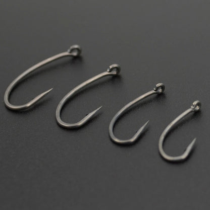 50x Carp Hooks for Hair Rigs - Professional Series