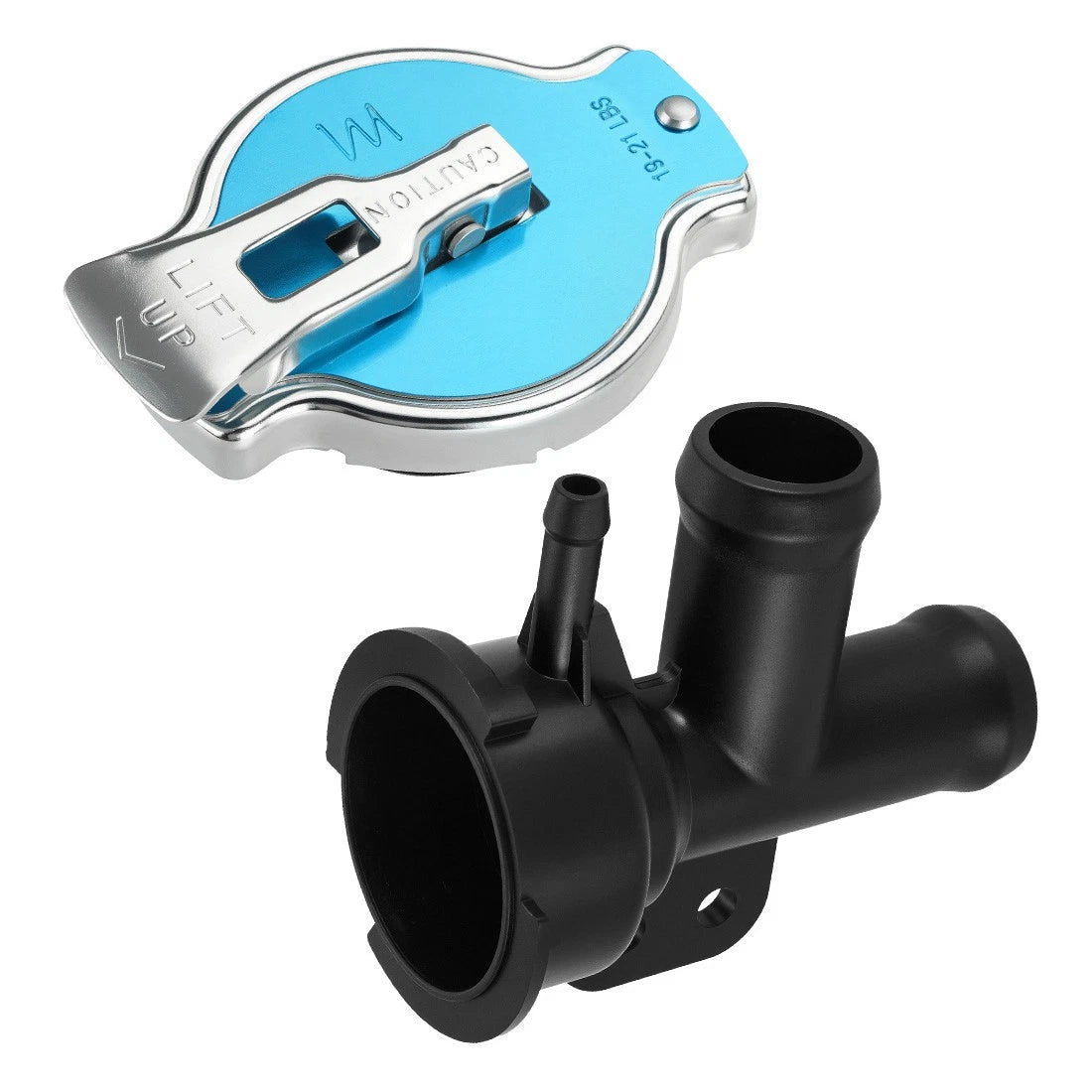 Radiator Coolant Filler Neck & Cap for Polaris Snowmobile (5433364, 2511256)