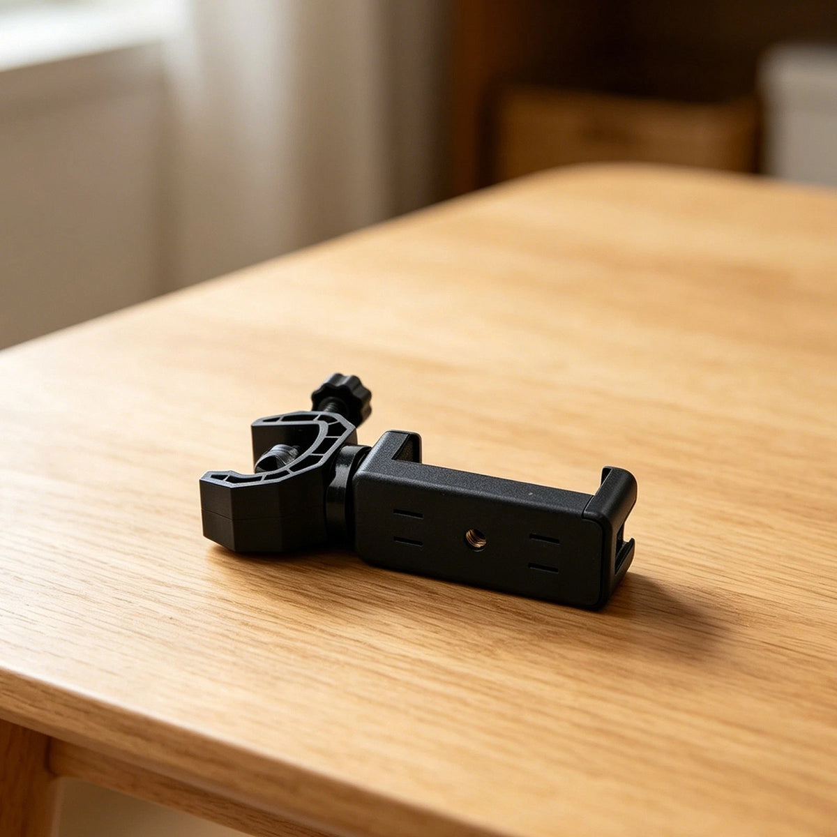 Tripod Phone Holder for Microphone Stand Mounts (Multi Device Compatibility)