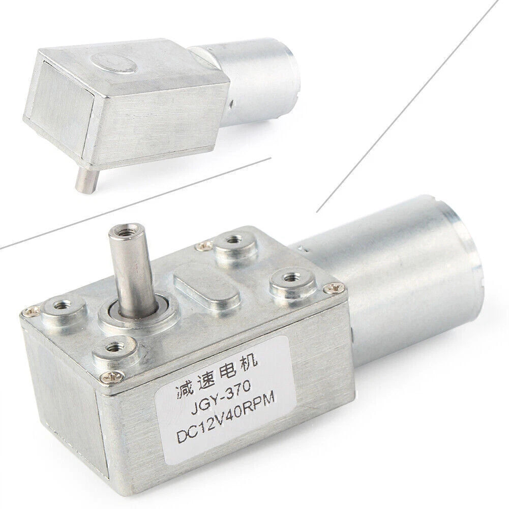 Reversible 12V Turbo Worm Geared Motor 40RPM 35MA