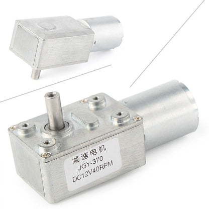 Reversible 12V Turbo Worm Geared Motor 40RPM 35MA