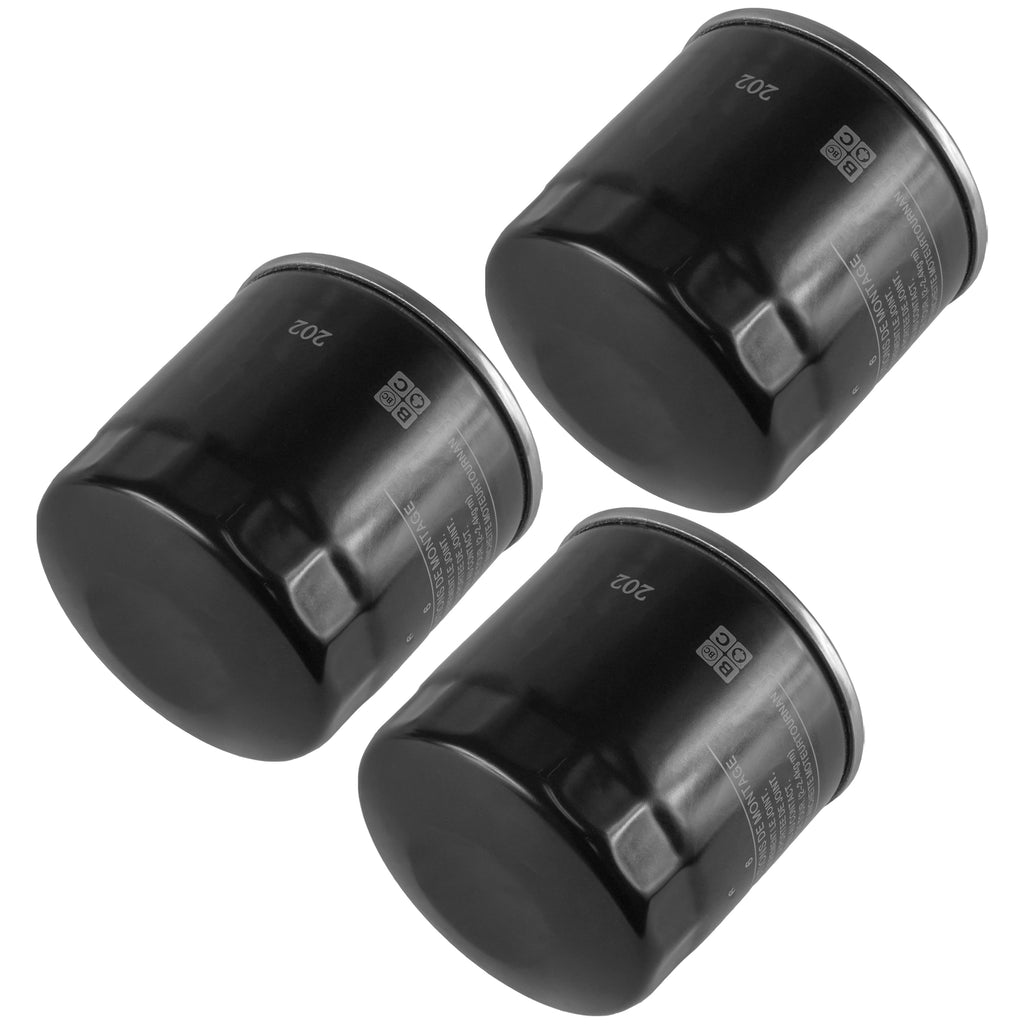 3 Pack Oil Filter Replacement for Kawasaki KVF300 Prairie 4X4 (1986–2024)
