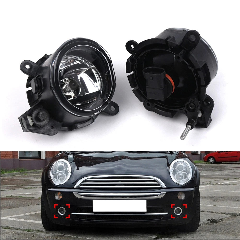 2X Front Bumper Fog Lights for Mini Cooper R50 R52 R53