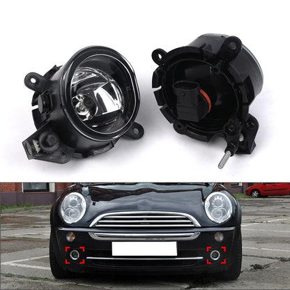 2X Front Bumper Fog Lights for Mini Cooper R50 R52 R53
