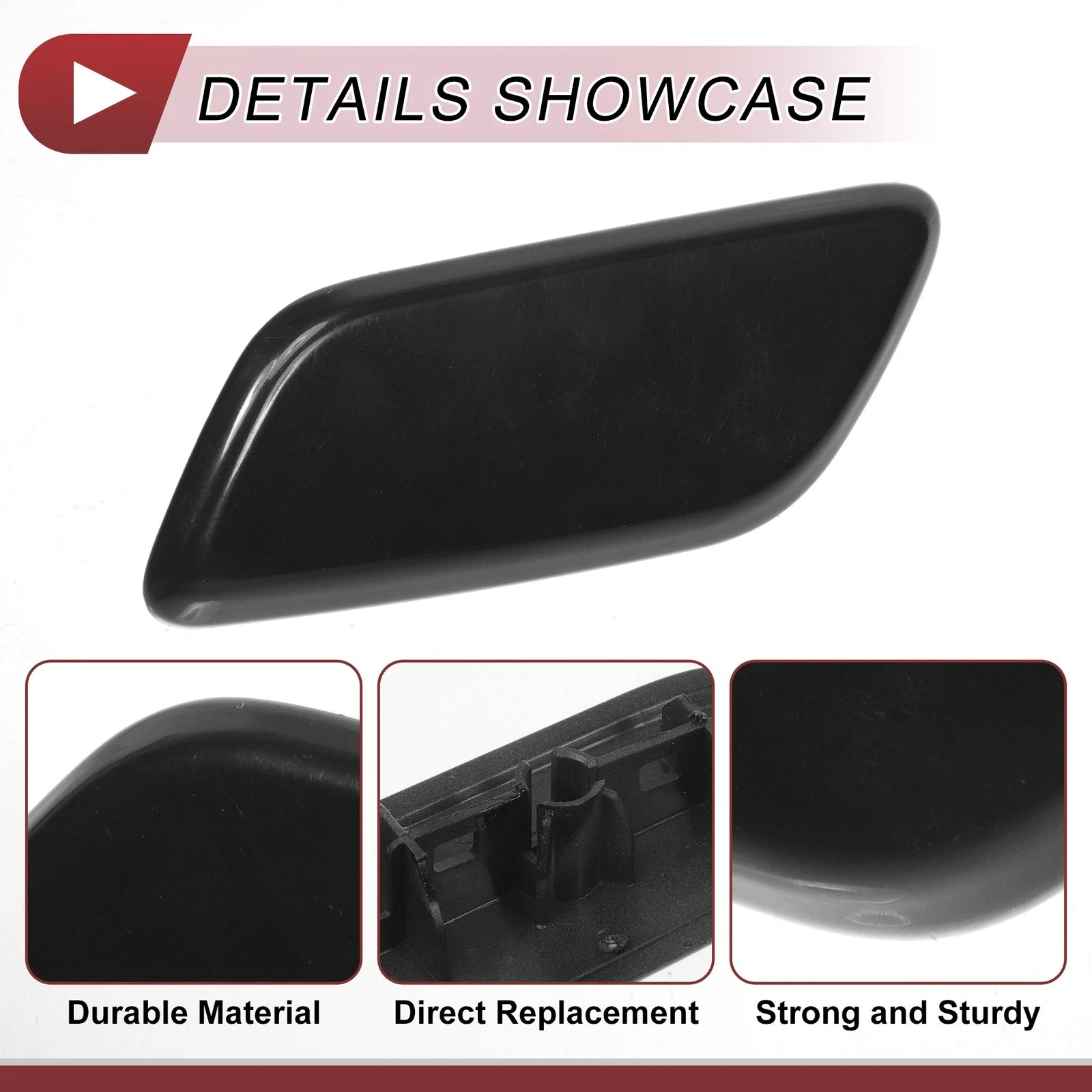 Front Left Washer Nozzle Cover Cap for Lexus LX570 (2013–2015) Unpainted