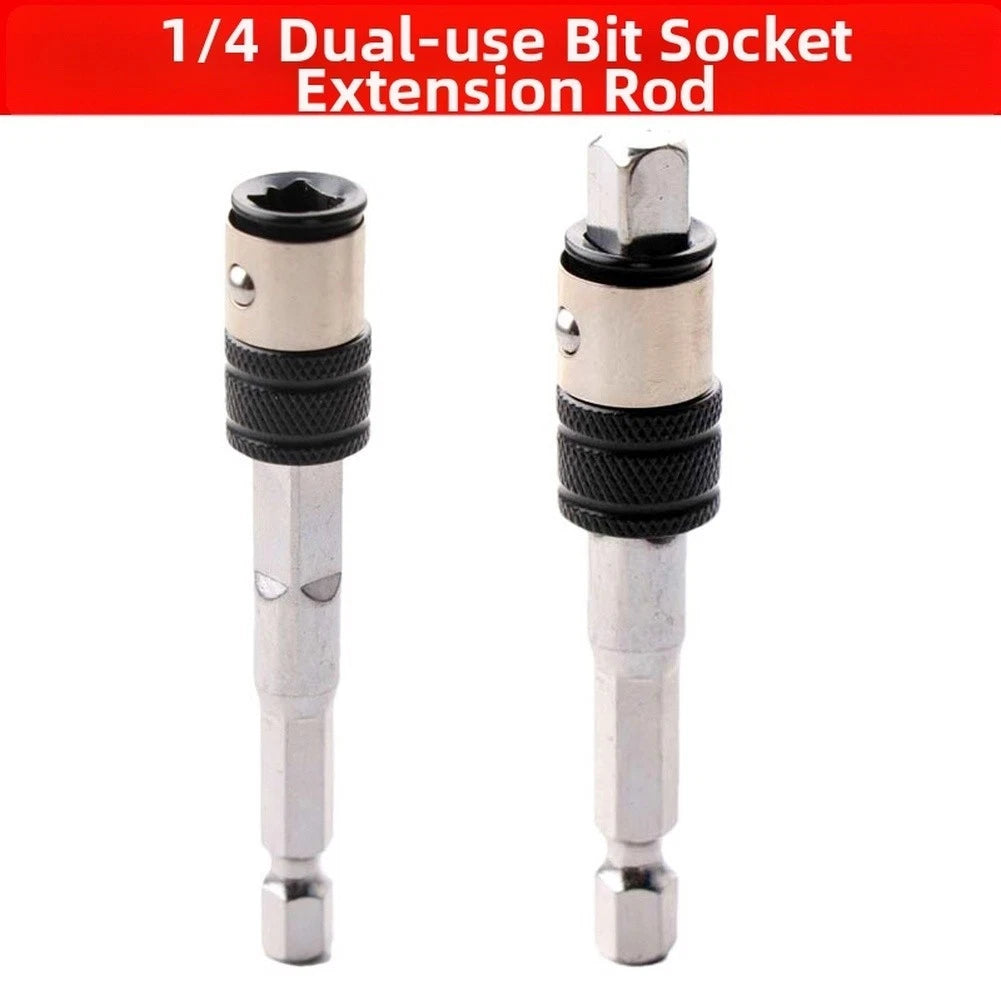 Drill Bit Extension Rod with 1/4 Hex Shank for Universal Use