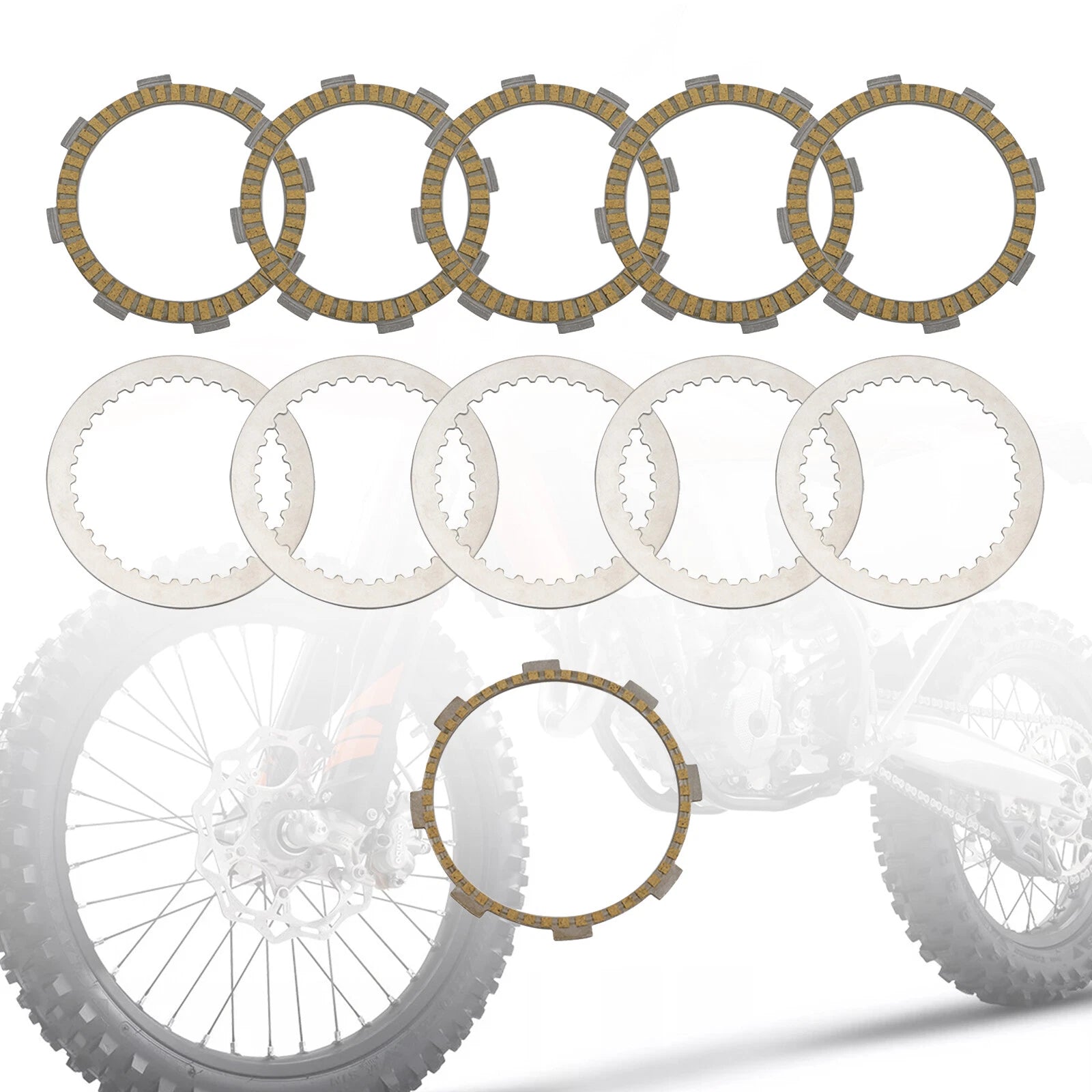Clutch Friction Plate Kit for RC200 (2014–2022) 90132011000 / 90132111000