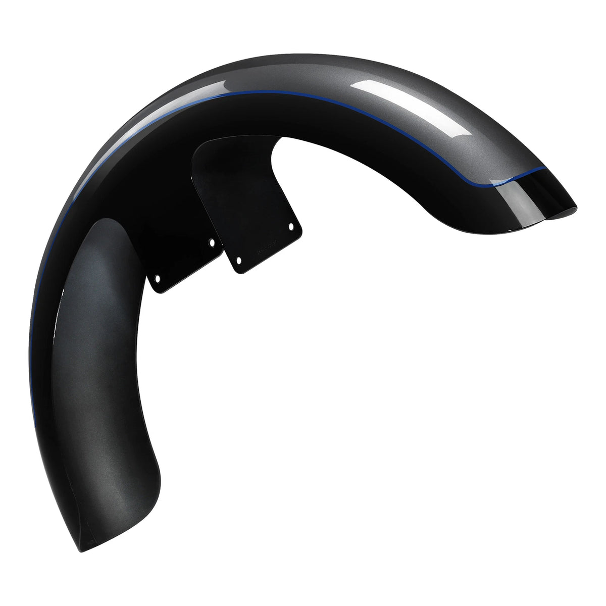 21" Front Fender for Harley Touring (2014–2023) Gauntlet Gray Metallic / Vivid Black