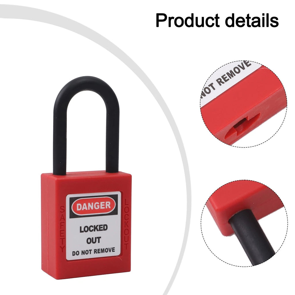 Nylon Insulated Miniature Padlock for Electrical Safety Needs