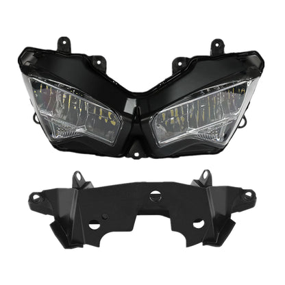 LED Headlight Lamp & Fairing Stay Bracket for Kawasaki Ninja ZX6R (2019–2023)