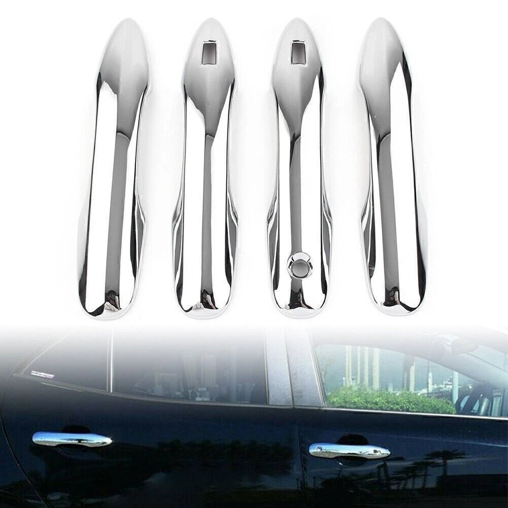 Set of 4 Door Handle Cover Trims for Toyota Corolla Hatchback (2019–2020) ABS Chrome