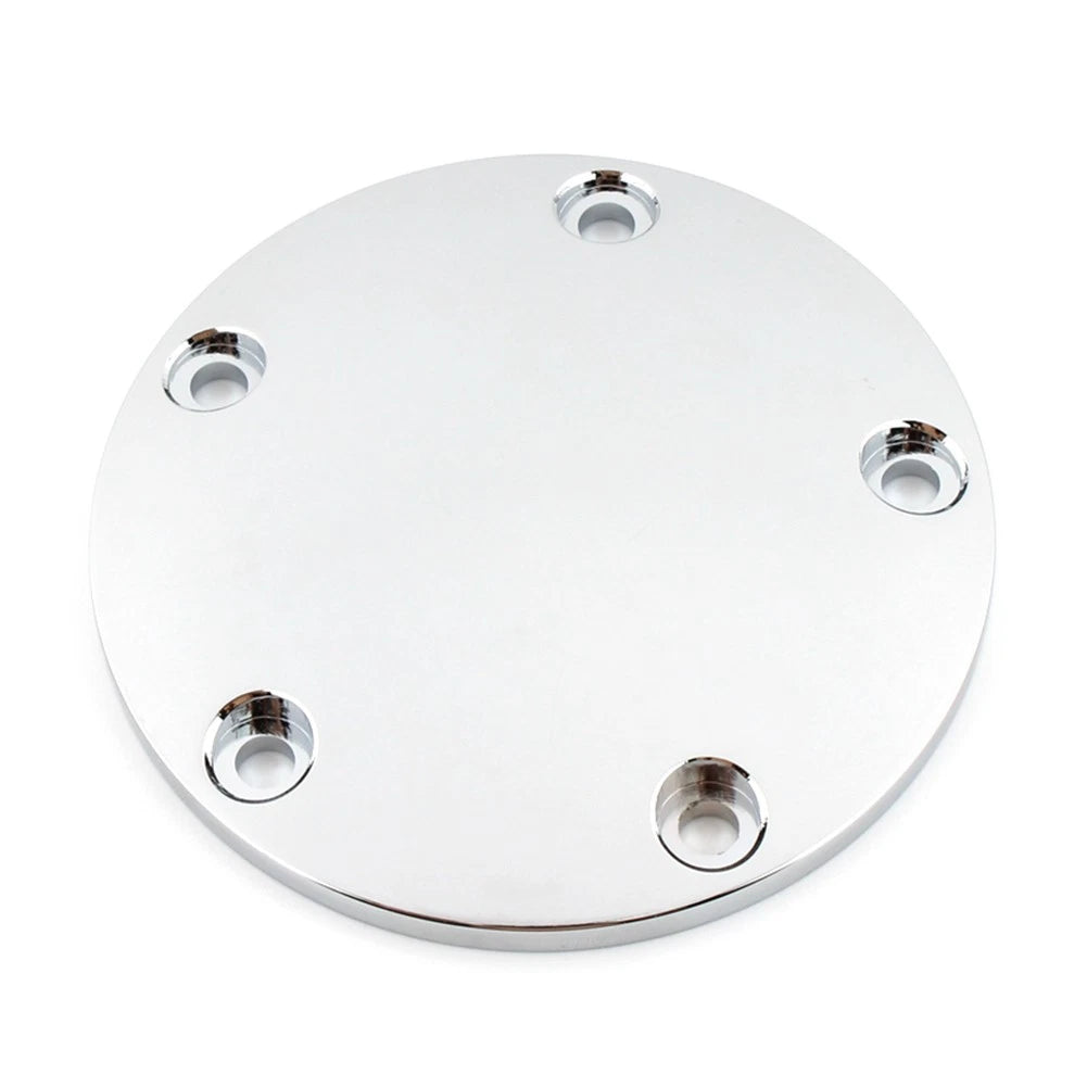 5 Hole Domed Point Timing Ignition Timer Cover Chrome for Harley Softail