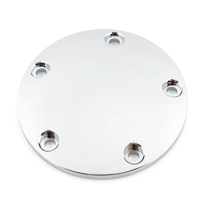 5 Hole Domed Point Timing Ignition Timer Cover Chrome for Harley Softail