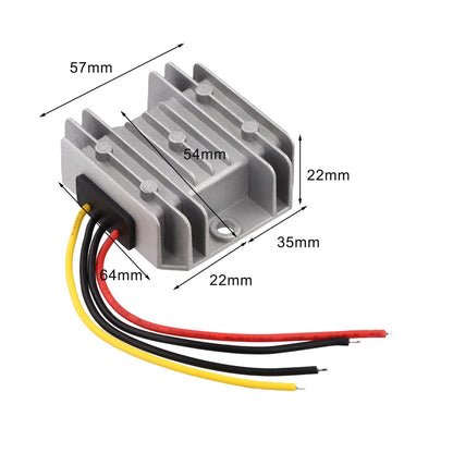 36W DC-DC Converter for Automotive Systems (12V 3A, IP68 Rated)