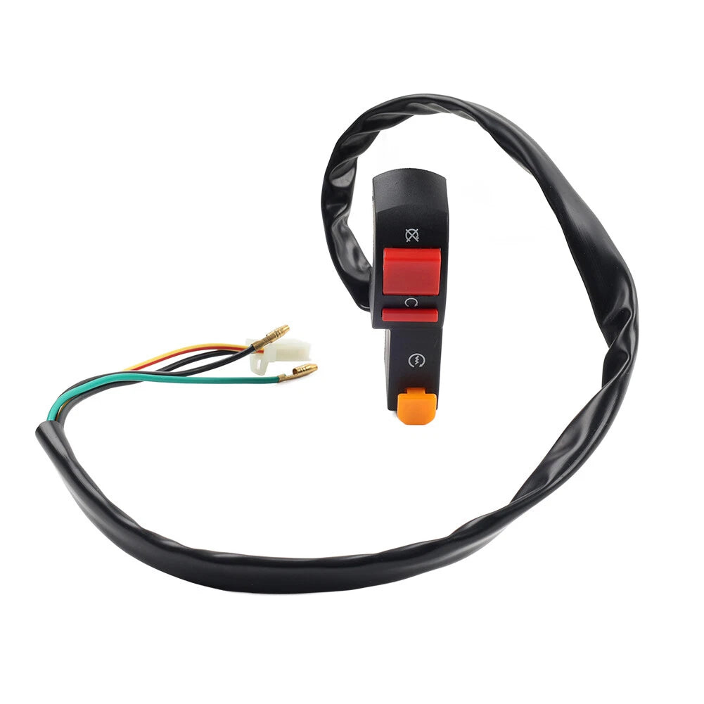Universal 12V Handlebar ON/OFF Switch for Motorcycle Scooter (7/8" 22mm)