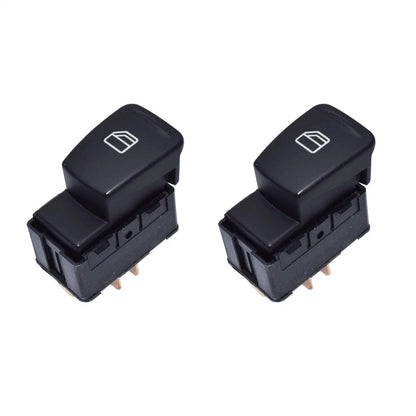 2Pcs Front Electric Window Regulator Switch for Smart Forfour (2004–2006)