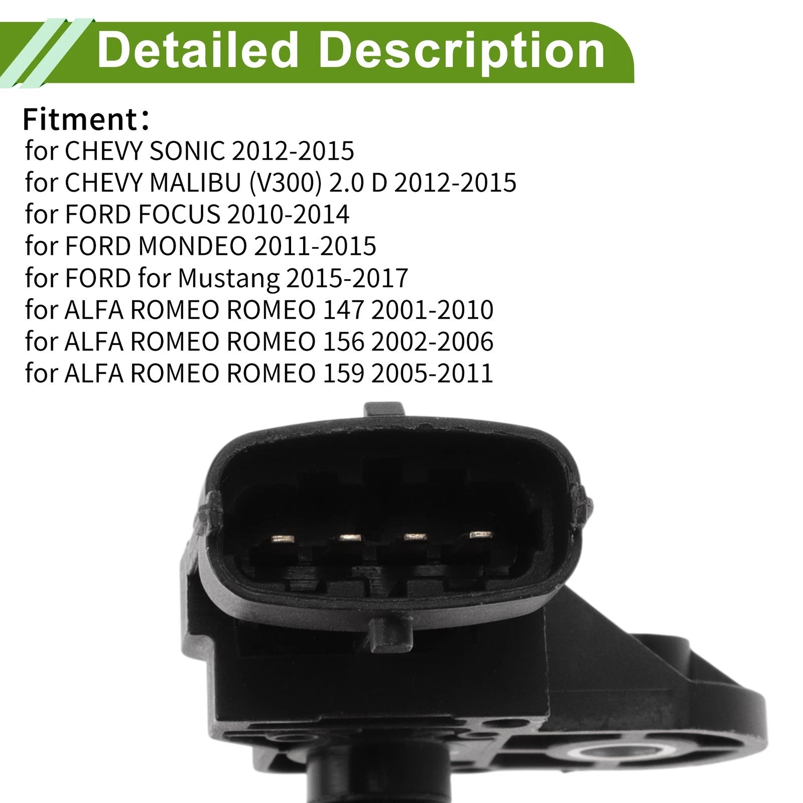 MAP Sensor No.0281006028 for Chevy Sonic (2012–2015)