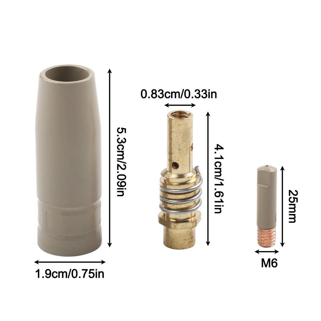 Nozzle Set of 14 for Efficient Welding