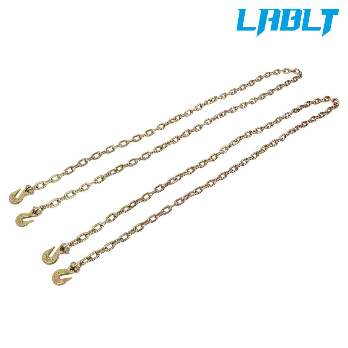 5/16" Binder Chain G80 Tie Down Tow Chain with Hooks for (4900 lbs)
