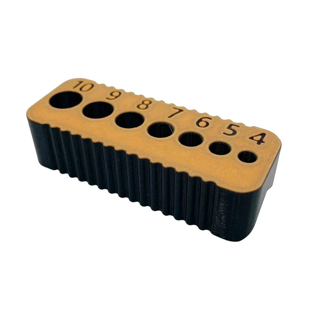 Drilling Guide with VShape Groove and 17 Hole Sizes for Accurate Drilling