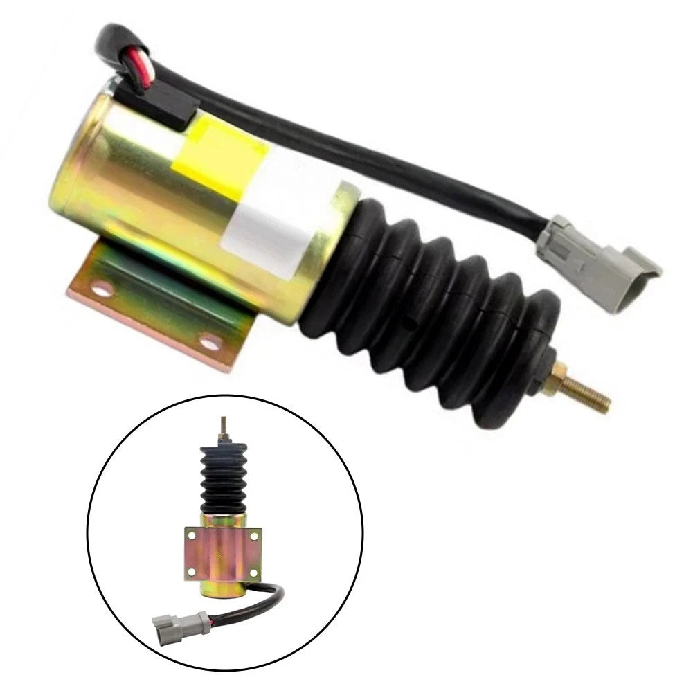 12V Fire Stop Solenoid Valve P613-A52V12 for Diesel Engine Shutdown Systems