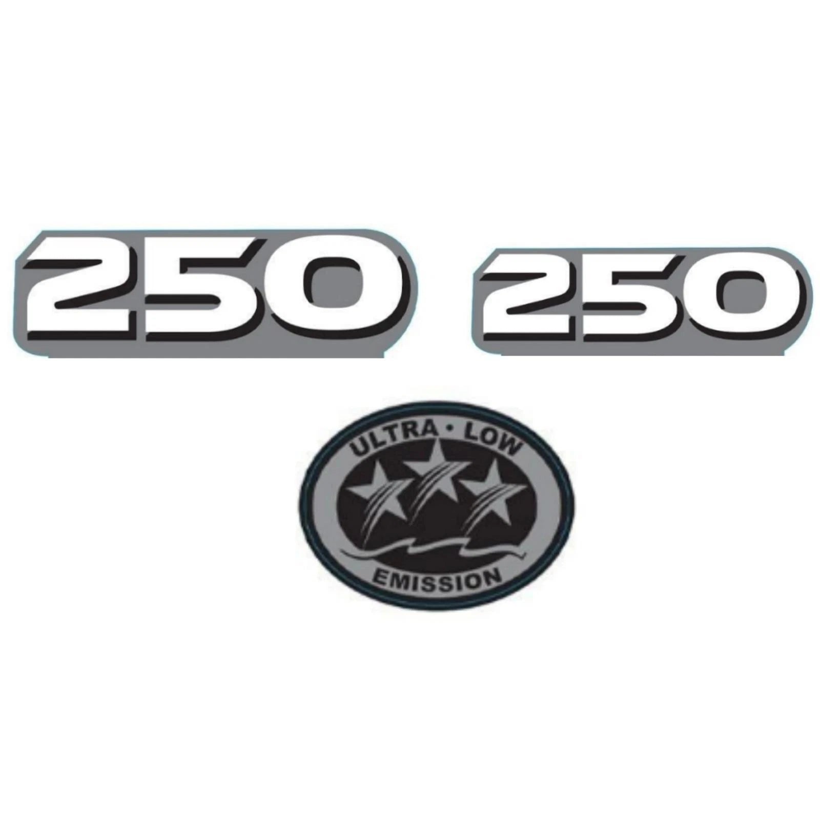 250 HP Horsepower Label Decal for Yamaha Outboard Engine Cover