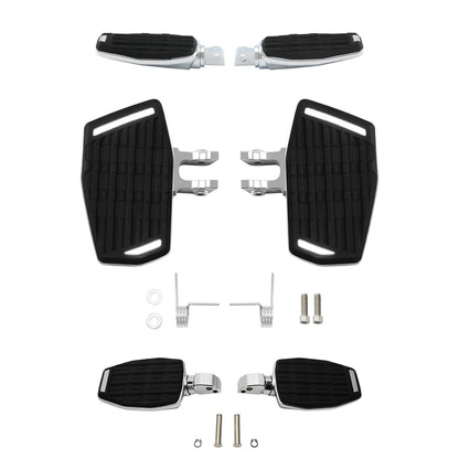 Driver Footboards Passenger Footpegs for BMW R18 B Transcontinental (2021–2024)