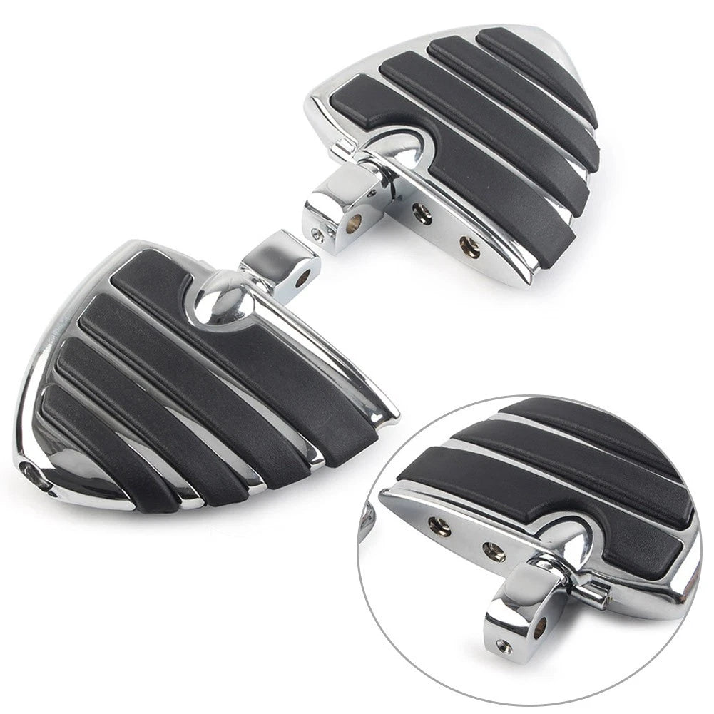 Chrome Rear Foot Pegs for Honda 750 Shadow Ace Aero Spirit RS (2000–2013)
