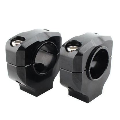 Handlebar Riser Mount Clamp for Universal Motorcycle (1-1/8" 28mm)