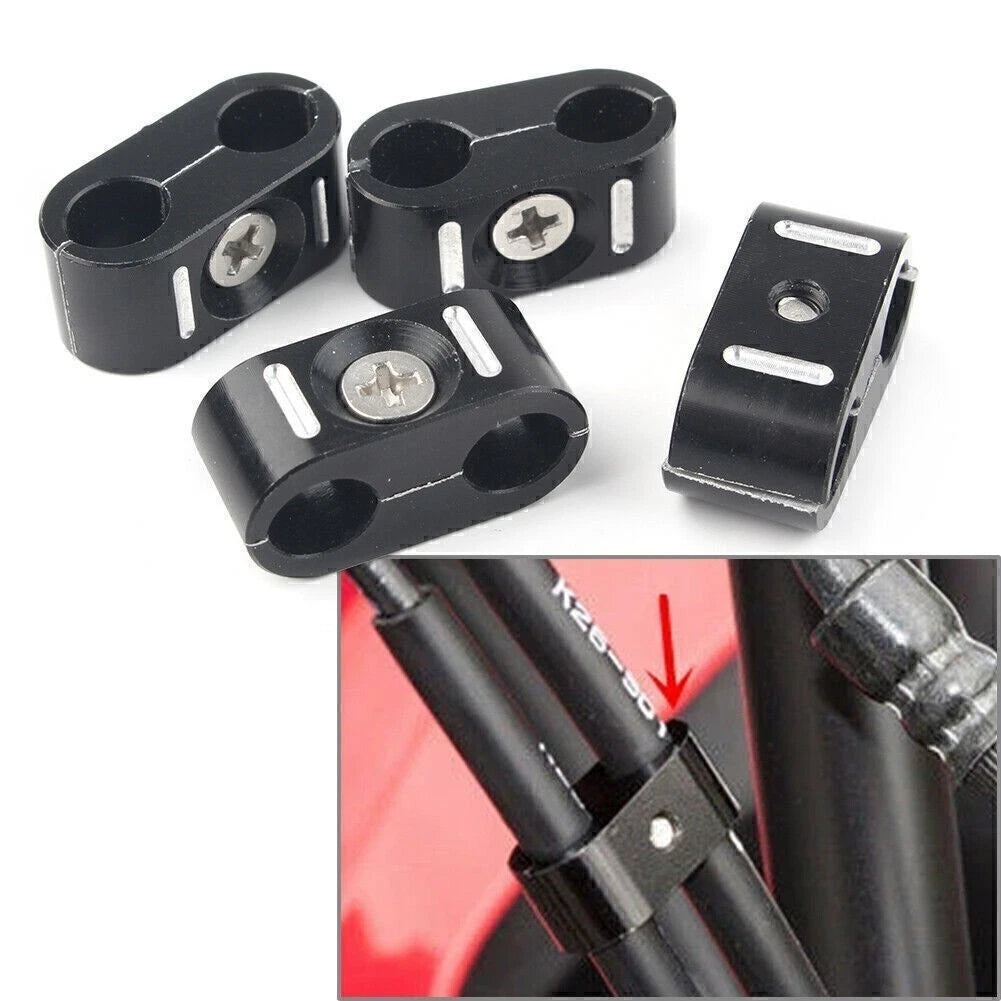 Brake Dual Cable Holder Clamp for Harley (1984–Present)