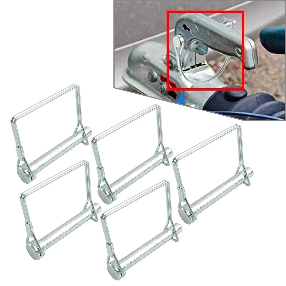Shaft Lock Pin for Trailer Tow Coupler with Anti-lost Rope