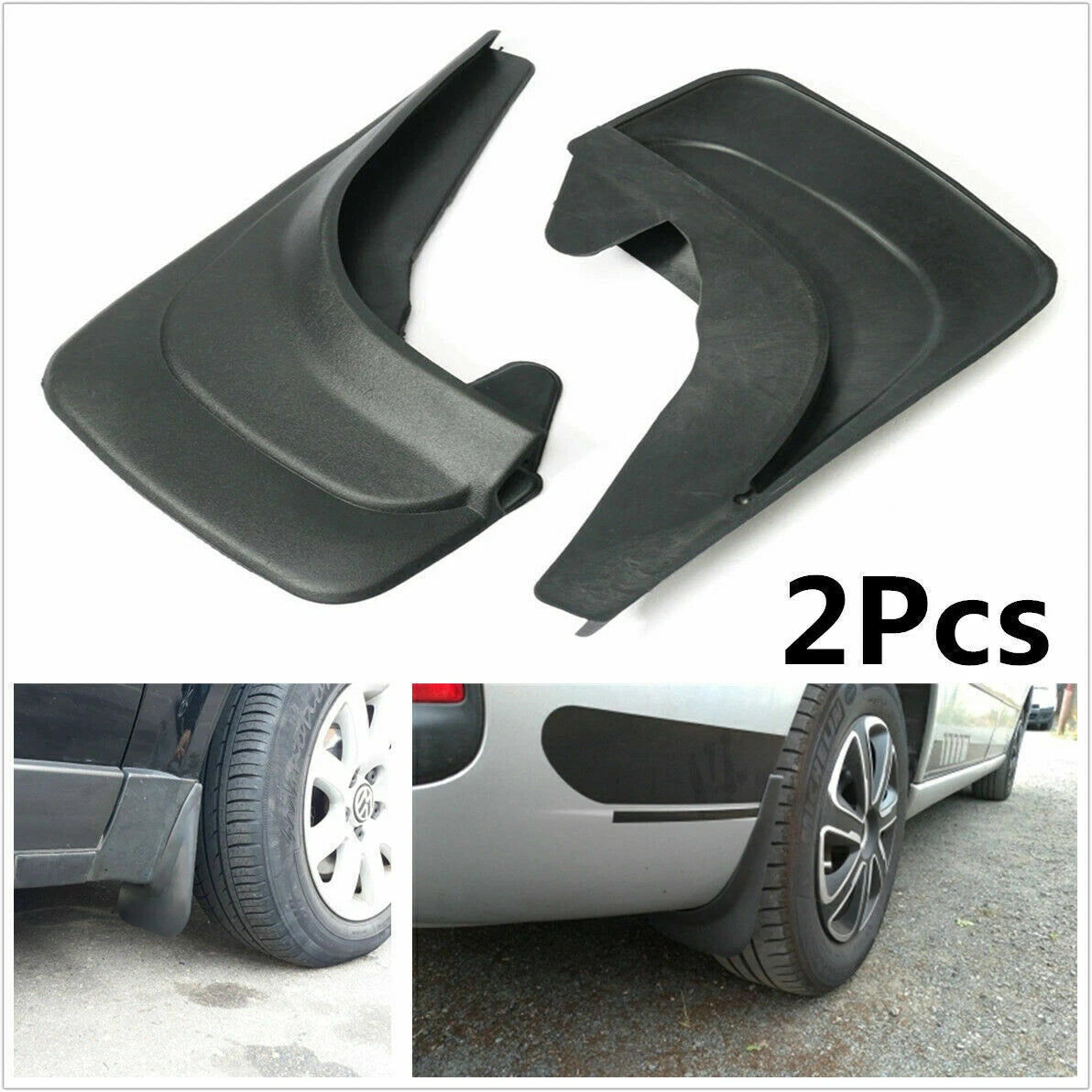 2Pcs Mud Flap for Car Van (Front/Rear)