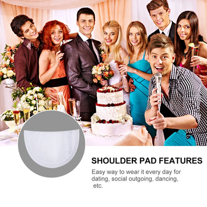 1 Pair Covered Shoulder Pads for Universal Fit