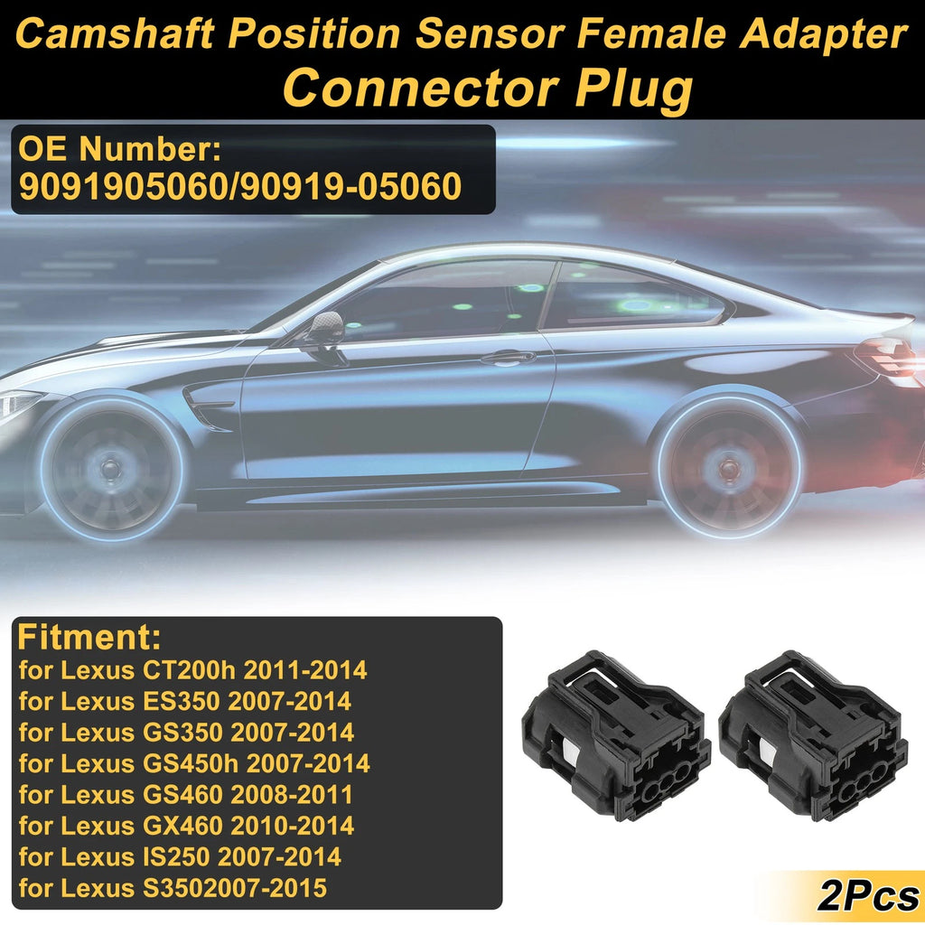 Camshaft Position Sensor Connector Plug for Lexus CT200h (2011–2017)