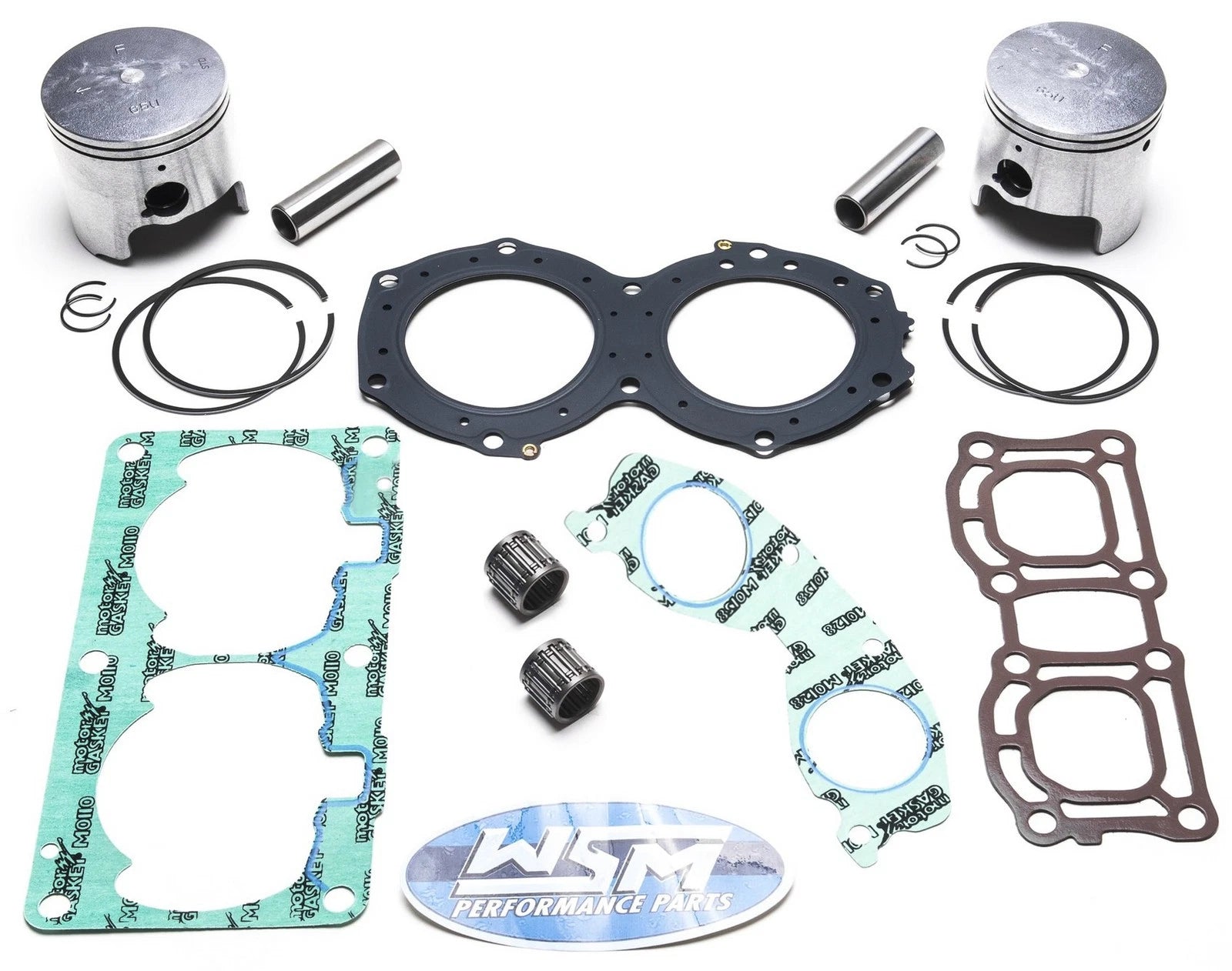 Top End Rebuild Kit for Yamaha Wave Runner XL GP 760 (1997–1999) - Piston, Gasket, .50mm Over