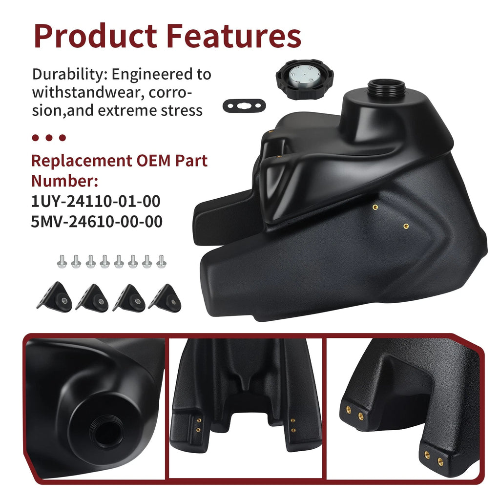Fuel Gas Tank for Yamaha Warrior YFM 350 (1987–2004) #1UY-24110-01-00 #5MV-24610-00-00