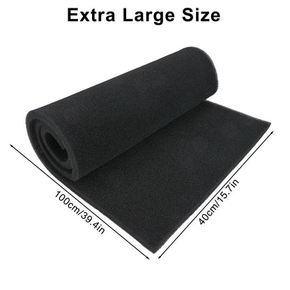 Black Carbon Sponge Air Filter Pad for Range Hoods (No Part Numbers)