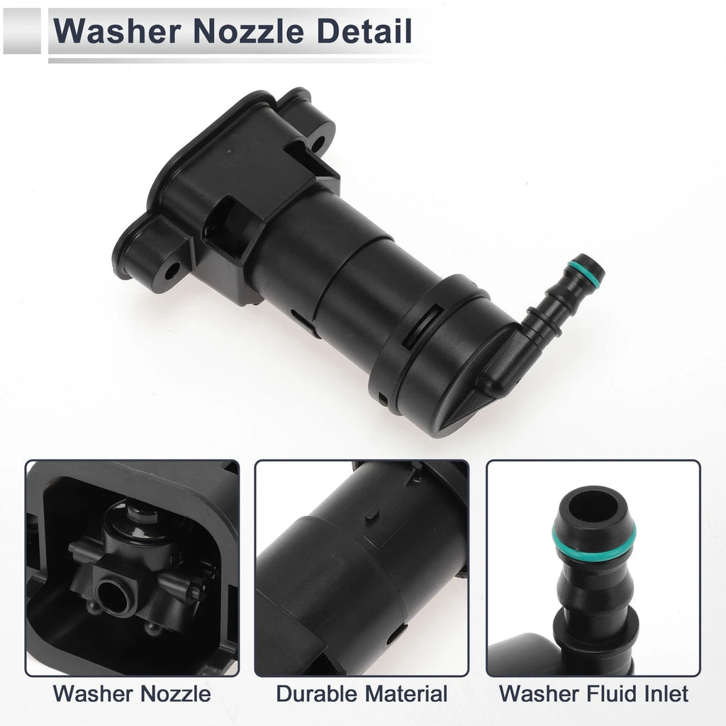 Front Driver Side Headlight Washer Nozzle for Audi A4 (2002–2005) No. 8E0955101C