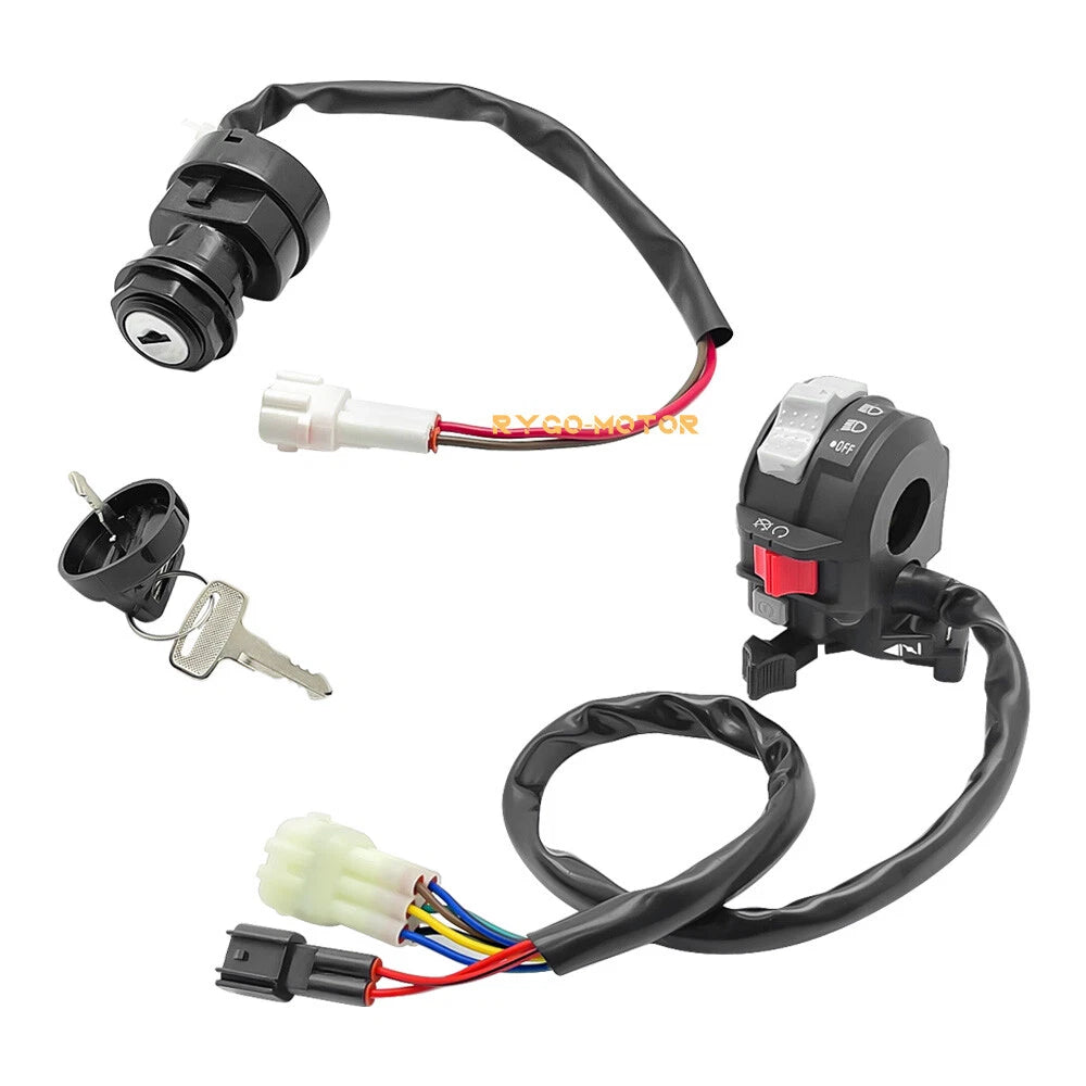 Start Stop Switch & Ignition Key Switch for Yamaha Raptor 660R (2001–2005)