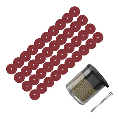 40pcs 120 Grit Sandpaper for Electric Grinder (20mm Diameter, 2mm Hole)