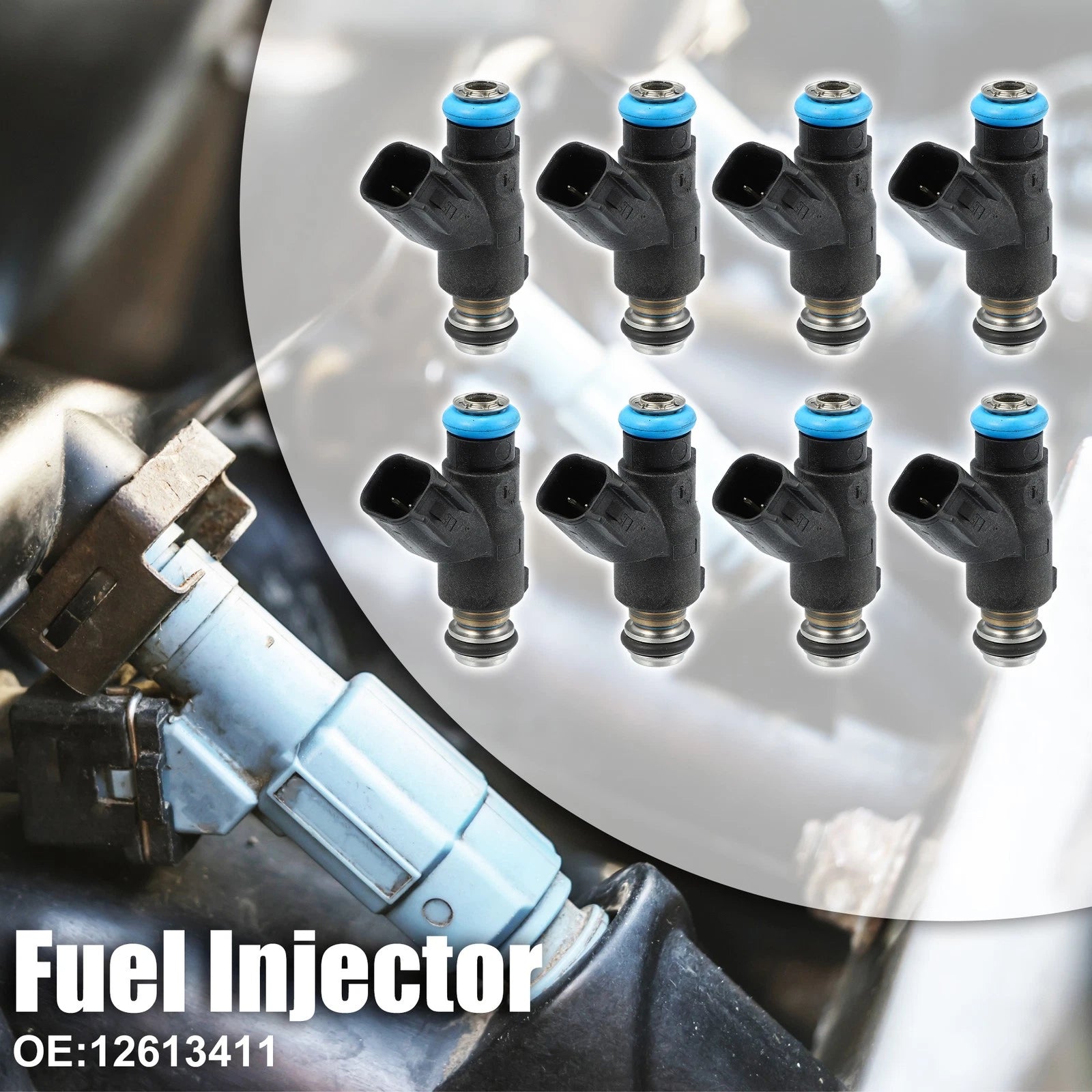 8PCS Flow Matched Fuel Injector Replacement for Chevrolet Avalanche 5.3L (2010–2013)