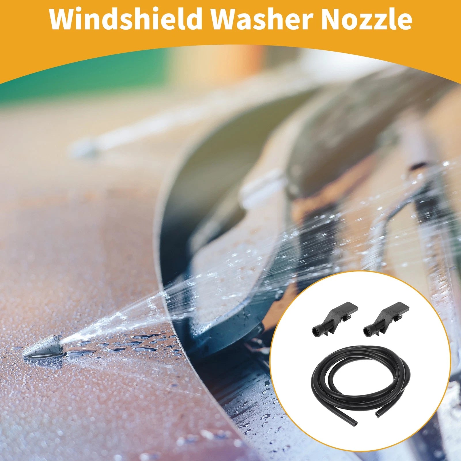 Windshield Washer Nozzle Kit for Honda Civic (2006–2021)