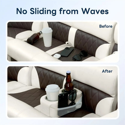 Double Drink Cup Holder for Pontoon Boat