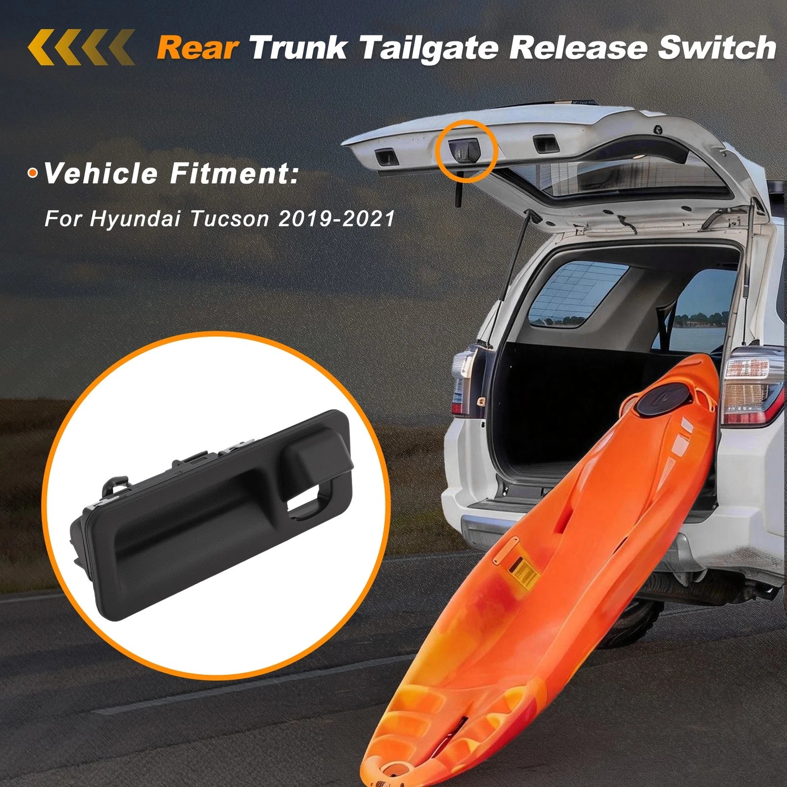 Tailgate Trunk Release Switch Replacement for Hyundai Tucson (2019–2021)