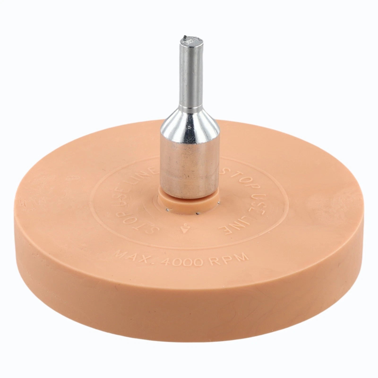 Rubber Eraser Wheel 88mm with Drill Adapter for Sticker Removal