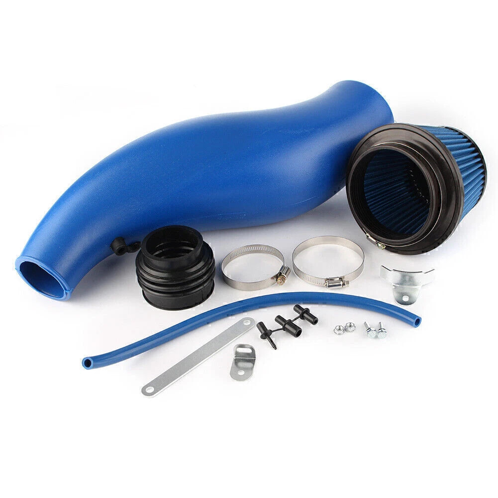 Air Intake Pipe Kit + Filter for Honda Civic (1992–2000) ABS Plastic Blue